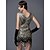 cheap Vintage Dresses-Roaring 20s 1920s Roaring Twenties Cocktail Dress Vintage Dress Flapper Dress Dress Halloween Costumes Prom Dresses Above Knee The Great Gatsby Charleston Women&#039;s Sequins Solid Colored Wedding Party