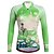 abordables Ropa de ciclismo-Miloto Mujer Maillot de Ciclismo Manga Larga - Verano Poliéster Verde Trébol Morado Rosa Talla Grande Arco iris Flores Botánica Bicicleta Ciclismo de Montaña Ciclismo de Pista Camisas Sudadera