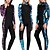 cheap Beach Dresses-SBART Women&#039;s Rash Guard Dive Skin Suit Diving Suit UV Sun Protection Quick Dry Micro-elastic Full Body Front Zip - Swimming Surfing Snorkeling Patchwork Autumn / Fall Spring Summer