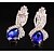 cheap Women&#039;s Jewelry-Women&#039;s AAA Cubic Zirconia Drop Earrings Pear Cut Drop Luxury Vintage Imitation Diamond Earrings Jewelry White / Dark Green / Red For Party Wedding Engagement 1 Pair