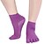 abordables Deporte Athleisure-1 Par Calcetines de yoga Calcetines de yoga con agarre Calcetines con cinco dedos del pie Mujer A prueba de resbalones Transpirable Dispersor de humedad Protector Calcetines Yoga Pilates Danza Bikram