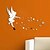 cheap Wall Stickers-Fairies Wall Stickers Living Room, Removable Acrylic Home Decoration Wall Decal 71*46cm
