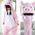 abordables New in Daily Casual-Niños Pijamas Kigurumi Jirafa Pika Pika Totoro Animal Pijamas de una pieza Disfraz divertido Microfibra de Poliéster Cosplay por Niños y niñas Víspera de Todos los Santos Ropa de Noche de los Animales