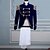 preiswerte Vintage-Kleider-Retro Vintage Mittelalterlich Mantel Hosen Austattungen Maskerade Oberbekleidung Prinz Aristokrat Herren Hosenanzug Party Mantel