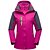 cheap Softshell, Fleece &amp; Hiking Jackets-Women&#039;s Hoodie Jacket Hiking Jacket Hiking 3-in-1 Jackets Winter Outdoor Waterproof Windproof Soft Comfortable Patchwork Outerwear Trench Coat Top Fishing Climbing Running Violet Red Navy Blue