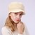 abordables Sombreros-Mujer Acrílico Sombrero Floppy-Básico Un Color Invierno Wine Fucsia Rojo
