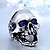 cheap Men&#039;s Rings-Band Ring Vintage Style Red Blue Green Alloy Skull Ethnic Fashion Vintage 1pc 8 9 10 11 / Men&#039;s