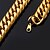 cheap Men&#039;s Necklaces-Men&#039;s Chain Necklace Thick Chain Box Chain franco chain Fashion Hip Hop Stainless Steel Silver Gold Black 55 cm Necklace Jewelry 1pc For Gift Daily