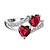 cheap Women&#039;s Jewelry-Ring AAA Cubic Zirconia Purple Red Blue Heart Silver-Plated 1pc Stylish 6 7 8 9 10 / Women&#039;s / Daily