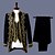 abordables Cosplay &amp; Costumes-Rétro Vintage Epoque Médiévale Manteau Pantalon Veste Pardessus Prince Aristocrate Homme Combinaison Soirée Jubilé de platine de la reine 2022 Elisabeth 70 ans Manteau