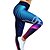 abordables Graphic Chic-Pantalon de yoga Femme Contrôle du Ventre Lifting des fesses Séchage rapide Collants Legging Bas Aptitude Exercice Physique Fonctionnement Impression 3D Rayure Taille haute Spandex Des sports Tenues