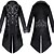 cheap Vintage Dresses-Plague Doctor Retro Vintage Punk &amp; Gothic Medieval Steampunk 17th Century Tailcoat Frock Coat Trench Coat Outerwear Adults Men&#039;s Costume Vintage Cosplay Long Sleeve Party / Evening Daily Wear Festival