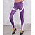 cheap Graphic Chic-Women&#039;s Yoga Pants Tummy Control Butt Lift Quick Dry Fitness Gym Workout Running High Waist 3D Print Stripes Tights Leggings Bottoms Light Purple Dark Grey White / Black Spandex Sports Activewear