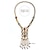 cheap Necklaces-Women&#039;s Pearl Pendant Necklace Statement Necklace Layered Tassel Fringe Long Ladies Tassel Bohemian Fashion Pearl Alloy Golden Silver 80 cm Necklace Jewelry For Party Casual Daily / Long Necklace
