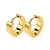 cheap Others-Men&#039;s Hoop Earrings Fashion Boyfriend Simple Punk Cool Titanium Steel Earrings Jewelry Golden / Rainbow / Blue For Casual Daily