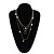 cheap Necklaces-1pc Pendant Necklace Layered Necklace Women&#039;s Party Gift Layered Metal Leaf