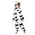 cheap New in Daily Casual-Kid&#039;s Kigurumi Pajamas Nightwear Camouflage Milk Cow Animal Animal Onesie Pajamas Pajamas Funny Costume Flannel Toison Cosplay For Boys and Girls Halloween Animal Sleepwear Cartoon