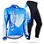 cheap Cycling Clothing-Nuckily Women&#039;s Floral Cycling Suit Polyester Lycra Windproof