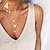 cheap Necklaces-Choker Necklace Charm Necklace Layered Star Ladies Punk Lolita Bohemian Fashion Rhinestone Alloy Gold Layer Necklace 1 Layer Necklace 2 Layer Necklace 3 Layer Necklace 4 40 cm Necklace Jewelry