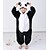 preiswerte Kigurumi Pyjamas-Kinder Kigurumi Kigurumi-Pyjamas Tier Panda Pyjamas-Einteiler Flanell Vlies Schwarz / Weiß Cosplay Für Tiernachtwäsche Karikatur Fest / Feiertage Kostüme / Gymnastikanzug / Einteiler