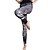 economico Graphic Chic-Per donna Pantaloni da yoga Fasciante in vita Sollevamento dei glutei Asciugatura rapida Fitness Allenamento in palestra Corsa Vita alta Stampa 3D Strisce Calze / Collant / Cosciali Ghette Pantaloni