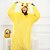 cheap Cosplay &amp; Costumes-Adults&#039; Kigurumi Pajamas Pika Pika Patchwork Onesie Pajamas Pajamas Coral fleece Cosplay For Men and Women Halloween Animal Sleepwear Cartoon