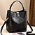 cheap Bags-Women&#039;s Bags Bucket Bag PU Leather Embossed Daily Leather Bags Handbags Messenger Bag Earth Yellow Wine Black Dark Red
