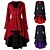 cheap Vintage Dresses-Plague Doctor Plus Size Retro Vintage Punk &amp; Gothic Medieval Steampunk Coat Trench Coat Outerwear Adults&#039; Women&#039;s Costume Vintage Cosplay Long Sleeve Party Halloween Coat Halloween / Wash separately