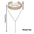 cheap Women&#039;s Jewelry-Choker Necklace Y Necklace Long Necklace Women&#039;s Synthetic Diamond Ladies Unique Design Bikini Blinging Silver Gold Necklace Jewelry for Party Wedding Casual Daily