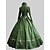 cheap Vintage Dresses-Maria Antonietta Classic Lolita Rococo Victorian 18th Century Cocktail Dress Dress Party Costume Masquerade Women&#039;s Girls&#039; Satin Costume Green Vintage Cosplay Sleeveless Party Prom Ball Gown Floor