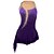 cheap Ice Skating-Figure Skating Dress Women&#039;s Girls&#039; Ice Skating Dress Violet Purple Yellow Spandex Elastane Halo Dyeing Asymmetric Hem Competition Skating Wear Fashion Handmade Ice Skating Figure Skating Sleeveless