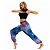 abordables Pants-Pantalon de yoga Femme Poches latérales Sarouel Taille Plissée Séchage rapide Poids Léger Culotte Bouffante Danse du ventre Aptitude Bohème Hippie Taille haute Des sports Tenues de Sport Ample