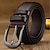 baratos Belts-Homens Cinto para a Cintura Pele Cinto Sólido