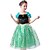 cheap Movie &amp; TV Theme Costumes-Princess Anna Dress Party Costume Christmas Dress Girls&#039; Movie Cosplay A-Line Slip Vacation Dress Green Green (With Accessories) Dress Christmas Halloween Children&#039;s Day Polyester