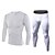 cheap Ski Wear-Men&#039;s Quick Dry Breathability Lightweight Sweat-Wicking Ski Base Layer Autumn / Fall Clothing Suit for Outdoor Exercise Multisport Winter Sports Back Country / Elastane