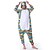 cheap Kigurumi Pajamas-Adults&#039; Kigurumi Pajamas Nightwear Camouflage Fox Zebra Snorlax Onesie Pajamas Flannel Fabric Orange / Green / Rainbow Cosplay For Men and Women Animal Sleepwear Cartoon Festival / Holiday Costumes