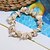 cheap Bracelets-Women&#039;s Multicolor Vintage Bracelet Bracelet Earrings / Bracelet Braided Weave Shell Classic Vintage Trendy Fashion Colorful Shell Bracelet Jewelry White / Rainbow For Gift Daily Street Club Festival
