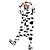 preiswerte Cosplay &amp; Kostüme-Erwachsene Kigurumi-Pyjamas Milchkuh Farbblock Pyjamas-Einteiler Lustiges Kostüm Flanell Cosplay Für Herren und Damen Halloween Tiernachtwäsche Karikatur