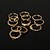 cheap Women&#039;s Jewelry-Band Ring Gold Alloy 12pcs / Women&#039;s / Ring Set