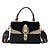 cheap Bags-Women&#039;s Bags PU Leather Top Handle Bag Color Block Leather Bags Daily Black Red Green