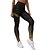 preiswerte Graphic Chic-Damen Yogahose Bauchkontrolle Kolbenheber Rasche Trocknung Fitness Fitnesstraining Laufen Hoher Taillenbund 3D-Druck Streifen Leggings Unten Violett Dunkelgrau Weiss / schwarz Elasthan Sport / Casual