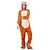 abordables Pyjamas Kigurumi-Adulte Pyjama Kigurumi tigre Combinaison de Pyjamas Toison Flanelle Cosplay Pour Homme et Femme Halloween Pyjamas Animale Dessin animé