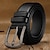 abordables Belts-Hombre Cinturón de Cintura Piel Cinturón Un Color