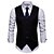 cheap Cosplay &amp; Costumes-Vintage Double Breasted Waistcoat Outerwear James Bond Gentleman Kingsman Groomsmen Men&#039;s Slim Fit Carnival Wedding Party Wedding Guest Vest
