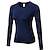 cheap Running &amp; Jogging Clothing-YUERLIAN Women&#039;s Long Sleeve Running Shirt Tee Tshirt Athletic Fleece Quick Dry Breathable Soft Fitness Gym Workout Running Jogging Sportswear Solid Color Violet Blue Atoll White Black Navy Blue