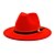 cheap Men&#039;s Hats-Men&#039;s Fedora Hat Brim Hat Black Yellow Party Solid Colored