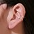 cheap Earrings-Women&#039;s Clip on Earring Ear Cuff Letter Marquise Cut Earrings Jewelry Gold / Silver For Street Daily Club