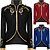 cheap Vintage Dresses-Prince Aristocrat Victorian Steampunk Napoleon Jacket Suits &amp; Blazers Outerwear Winter Men&#039;s Costume Blue / Black / Red Vintage Cosplay Long Sleeve Party Halloween / Coat / Coat
