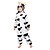cheap Kigurumi Pajamas-Kigurumi Pajamas Kid&#039;s Animal Milk Cow Onesie Pajamas Flannel Toison Black / White Cosplay For Boys and Girls Animal Sleepwear Cartoon Festival / Holiday Costumes / Leotard / Onesie