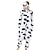 cheap Cosplay &amp; Costumes-Adults&#039; Kigurumi Pajamas Milk Cow Color Block Onesie Pajamas Funny Costume Flannel Fabric Cosplay For Men and Women Halloween Animal Sleepwear Cartoon